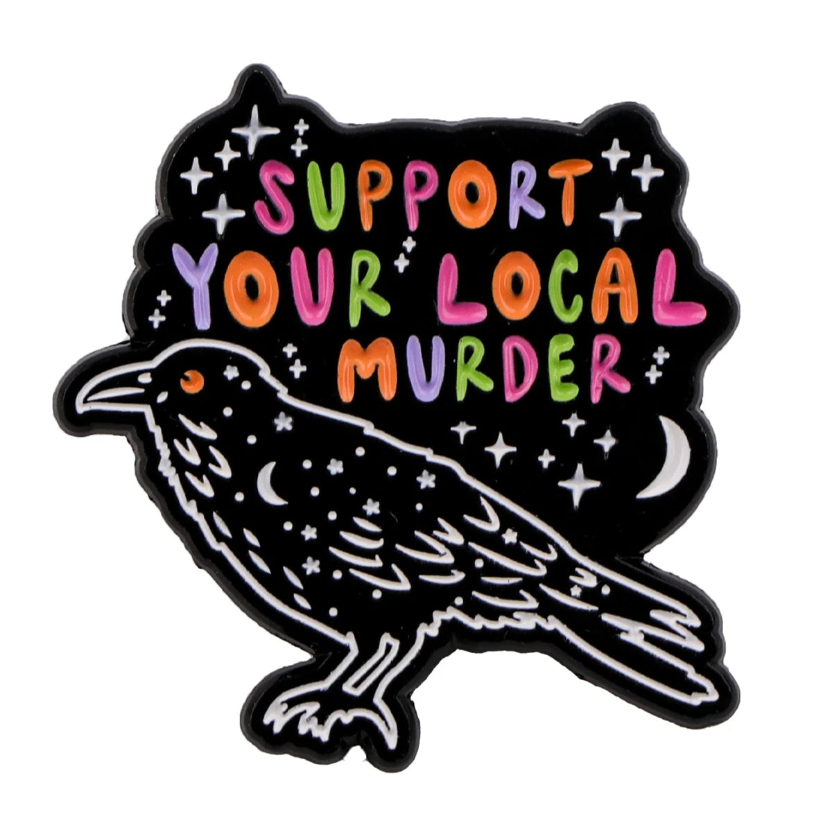 Cute Cat Enamel Pin Funny Bear Brooch Pines Lapel Pins Crow Badge Clothing Accessories Halloween Jewelry Friends Gifts