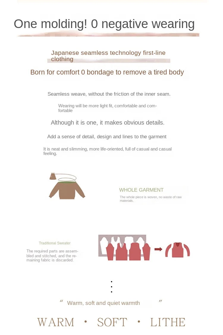 2024 New Line Of Garment Hollowed Out Half Height Women's High-grade Woolen Sweater 100% Pure Wool Multi-color Option WQ