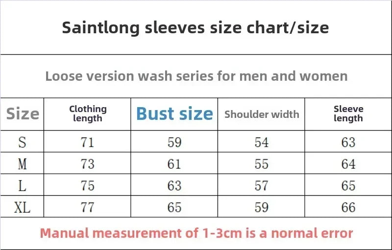 25SS Pure Cotton Saint Michael Long Sleeved T Shirts Men Women 1:1 Washed Black Manga Character Print Hoodies