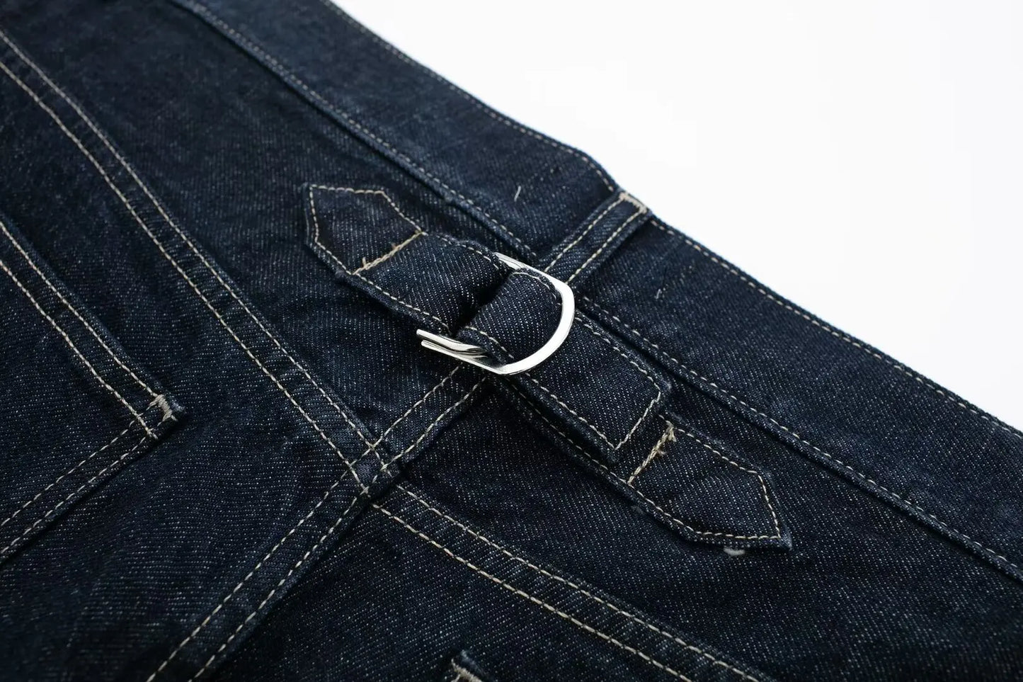 HH Women Vintage Denim Jacket Pant Sets Single Breasted Lapel Long Sleeve Coat Wide Leg Trousers Jeans High Street Outfits