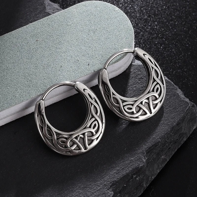 Retro Gothic Skull Earrings Hypoallergenic Earrings for Men and Women Punk Hip Hop Halloween Jewelry Gifts