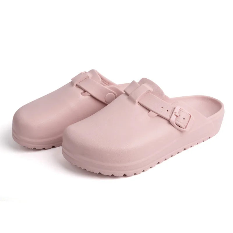KIDMI Men Clogs Slippers Men's and Women's Slip-Resistant Work Shoes Outdoor Waterproof Nonslip Kitchen Shoes Clean Chef Shoes