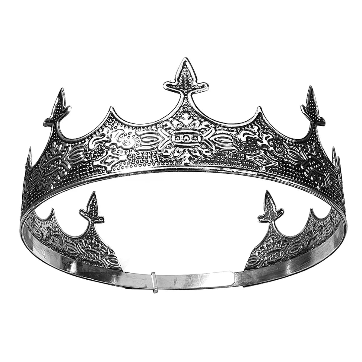 KMVEXO King Crown for Men - Royal Men's Crown Prince Tiara for Wedding Birthday Prom Party Halloween Decorations Jewelry