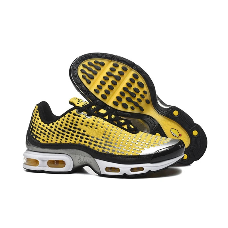 2026 New Men's Running Shoes Breathable Wear-resistant Anti-slip Shock-absorption Full-foot Air Cushion Casual Sports Sneakers