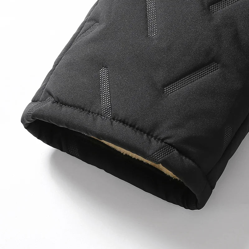 Winter Sweatwear Men Plush Thick Fleece Sweatpant Lambswool Thermal Trousers Casual Pants Waterproof Windproof Warm Cotton Pants