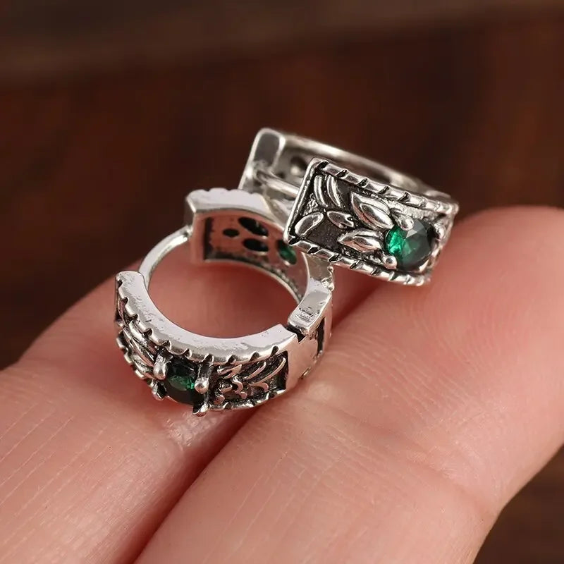 Retro Gothic Skull Earrings Hypoallergenic Earrings for Men and Women Punk Hip Hop Halloween Jewelry Gifts