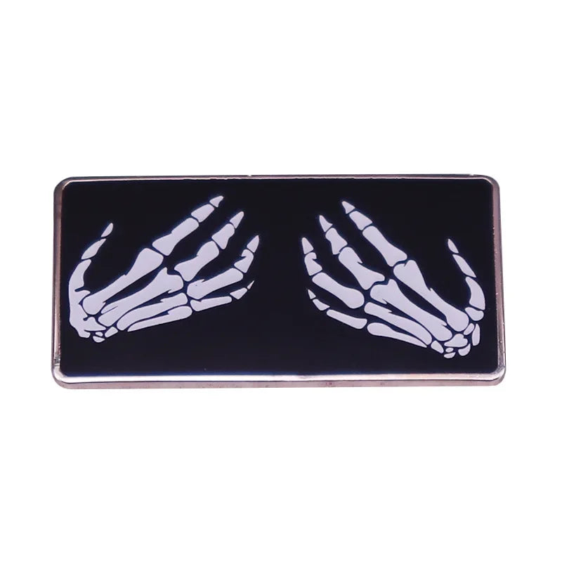 NEW Gothic Enamel Pins Halloween Terror Metal Brooch Send Friend Fans Boutique Medal Gift Fashion Anime Badges Collecting