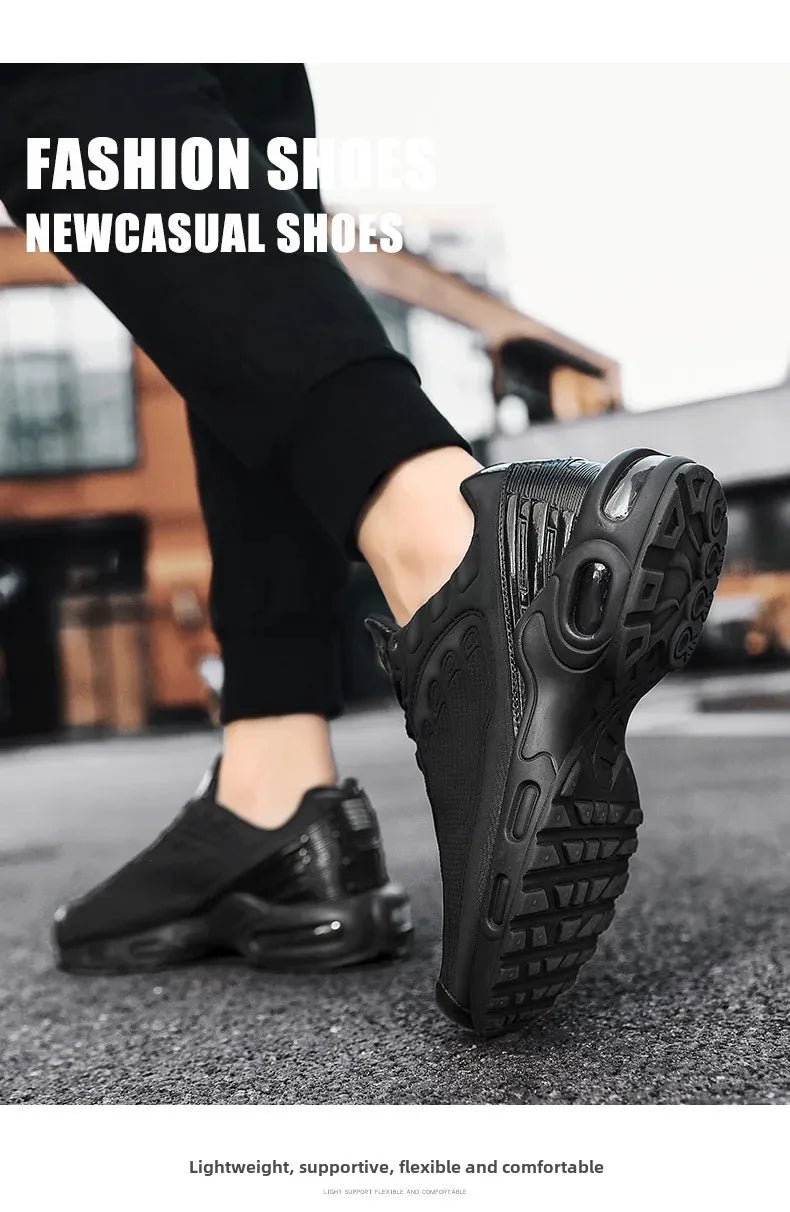 2024 New Spring Large Size Couple Air Cushion Sports Shoes Student Running Shoes Men Casual Trendy Sport Shoes Breathable
