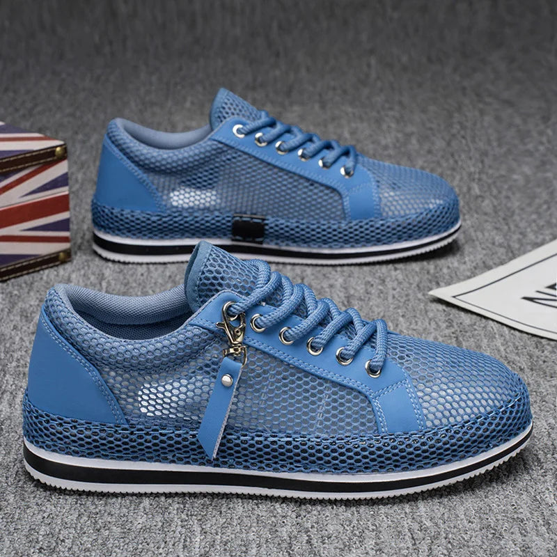 CYYTL Summer Shoes For Men Mesh Sneakers Casual Breathable Outdoor Running Tennis Sports Hiking Luxury Platform Designer Loafers