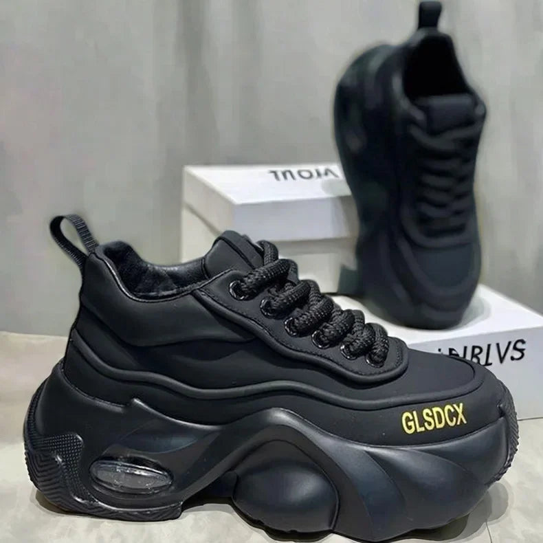 2025 Designer Style Mens Shoes Outdoors Comfortable Men Thick Platform Sneakers Fashion Casual Elevator Shoes New Trainers Tenis
