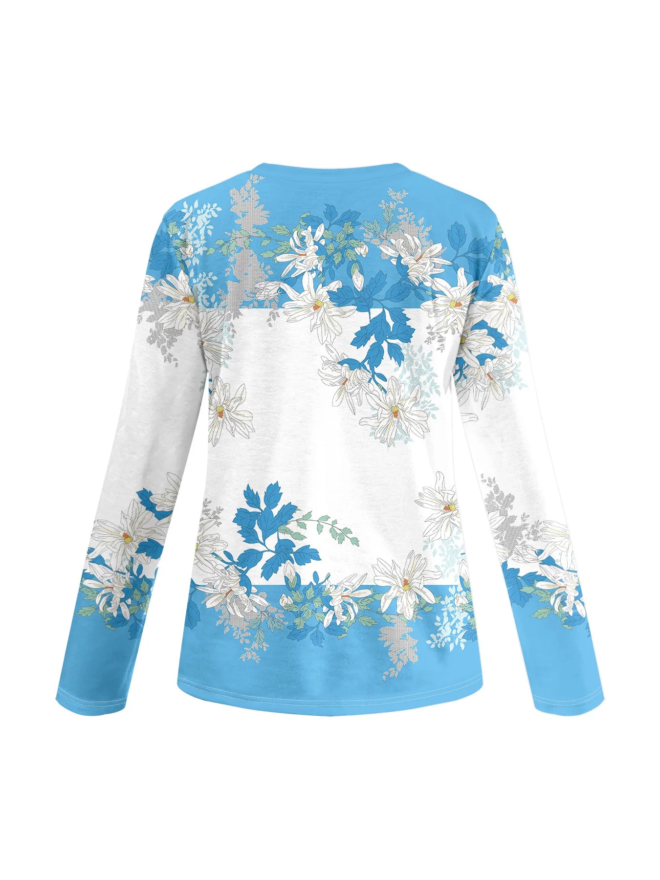 2025 Autumn and winter new fashion round neck long sleeve printed elegant casual loose hoodie