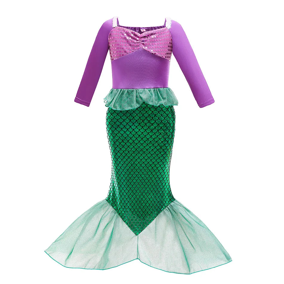 Kids Jasmine Tops and Pants Children Summer Halloween Costume Girls Princess Carnival Dress Up Performance Kids Cosplay Dresses