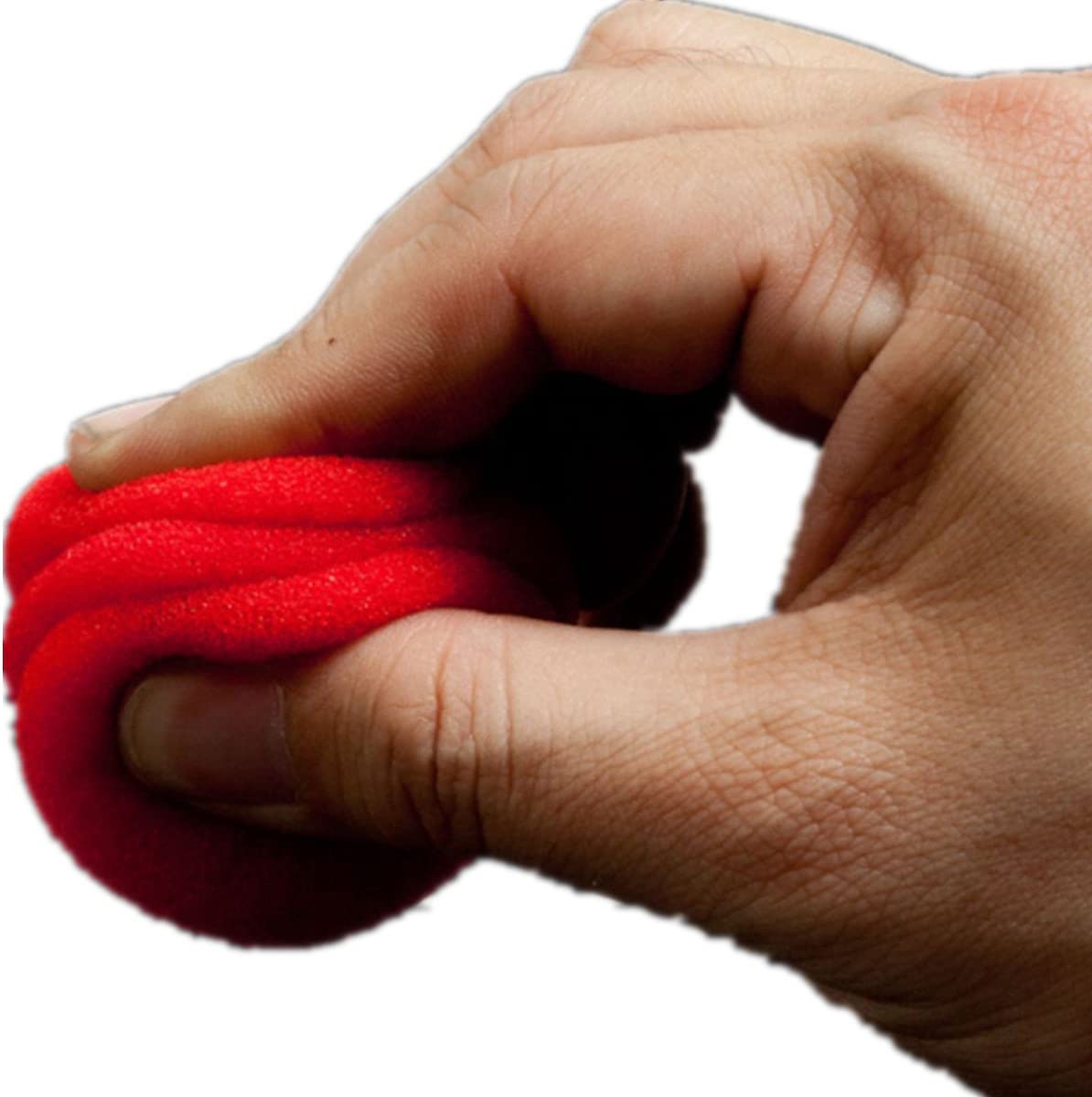 10pcs Finger Sponge Ball Magic Sponge Ball Red Magic Props Comedy Magic Trick Gift for Kid Halloween Party Masquerade
