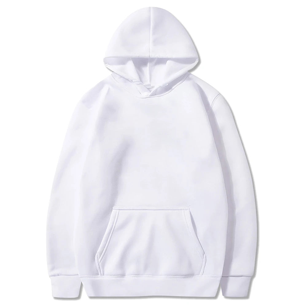 Men's Hoodies Pullover Spring Autumn Casual Hoodie Sweatshirts Solid Color Hoodies Oversize Black Sweatshirt Male Top