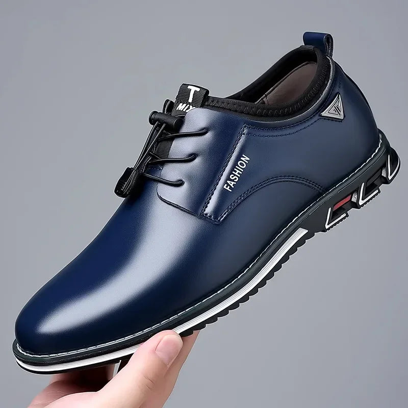 Shoes Men Dress Slip on Mens Casual Oxford Shoe Moccasin Male Footwear Pointed Toe Shoes for Men Flat Zapatillas Hombre 2025