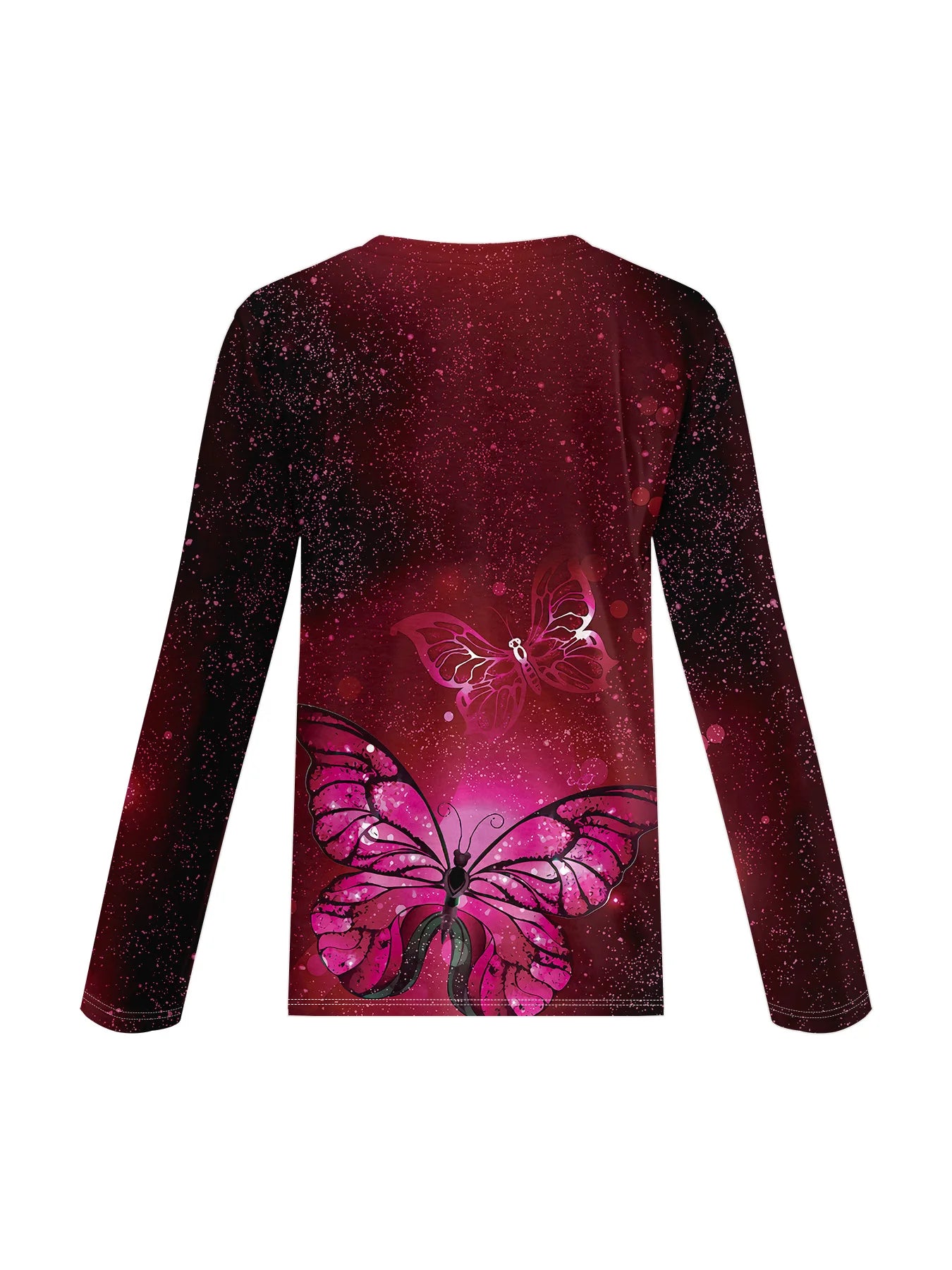 2025 Autumn and winter new fashion round neck long sleeve printed elegant casual loose hoodie