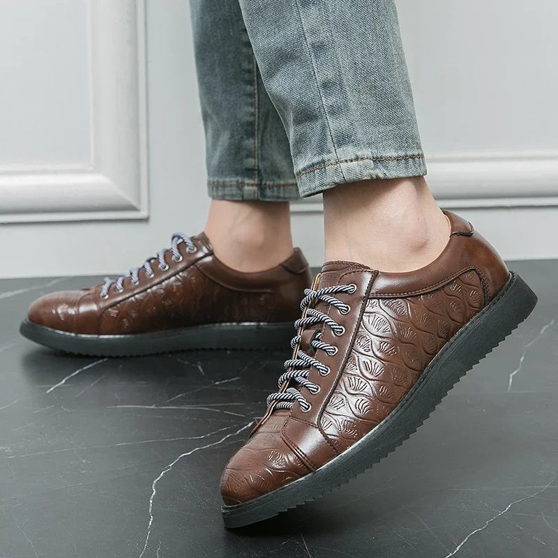 Original Sneakers Replicas Summer Shoes for Men Shoes 2024 Style Men Leather Shoe Natural Cowhide Leather Social Shoe Male Women