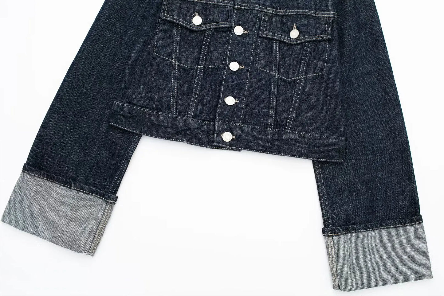 HH Women Vintage Denim Jacket Pant Sets Single Breasted Lapel Long Sleeve Coat Wide Leg Trousers Jeans High Street Outfits