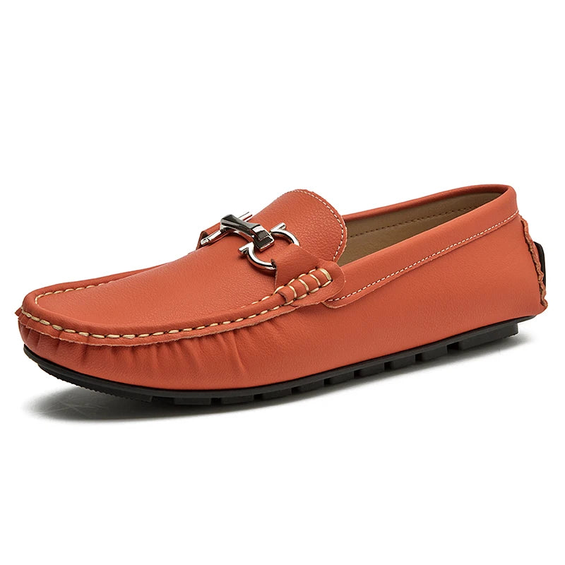 YRZL Mens Loafers Casual Slip On Comfortable Shoes for Men PU Leather Lightweight Non Slip Walking Sneakers Outdoor Shoes