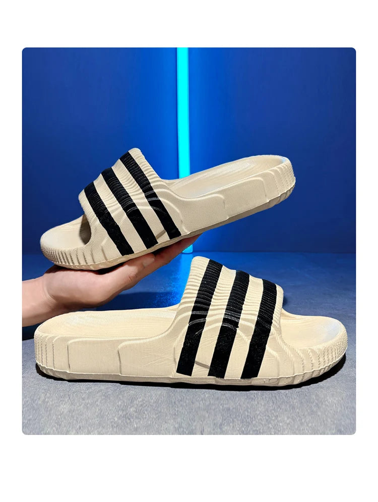 Fashion men's summer light EVA slippers massage slippers indoor and outdoor sandals new non-slip shower slippers women 36-46