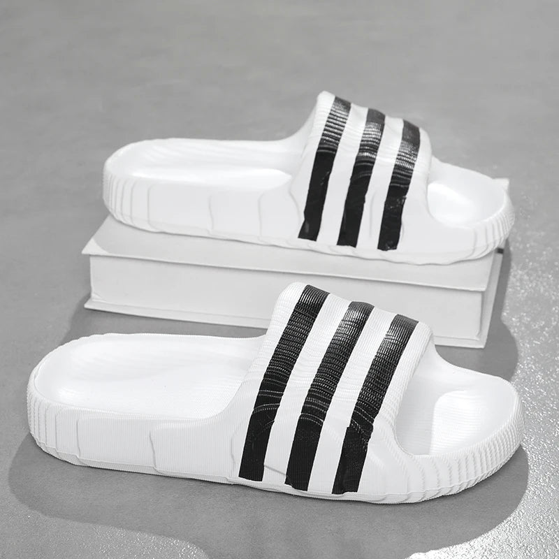 Fashion men's summer light EVA slippers massage slippers indoor and outdoor sandals new non-slip shower slippers women 36-46