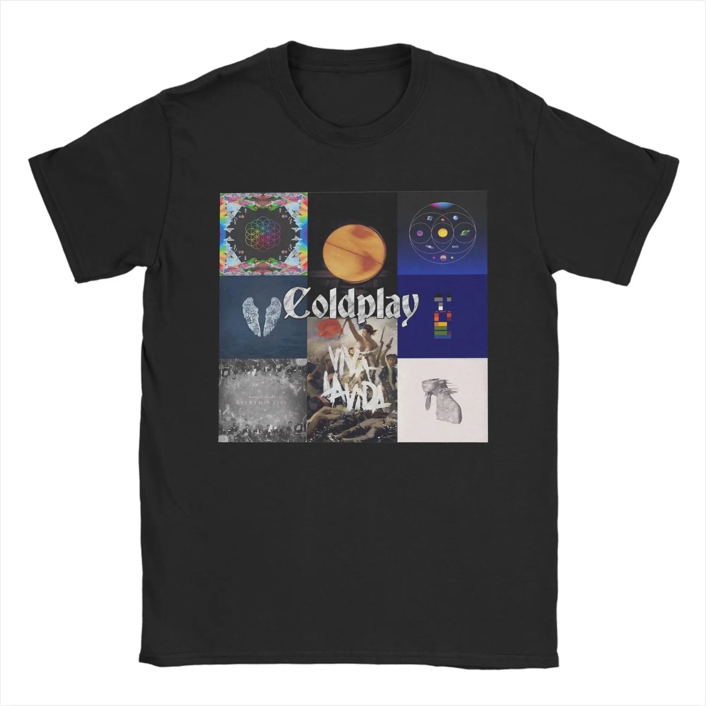 Cold-playED Graphic Printing T Shirt Men Women 2025 Tour 100% Tee Shirt Clothes