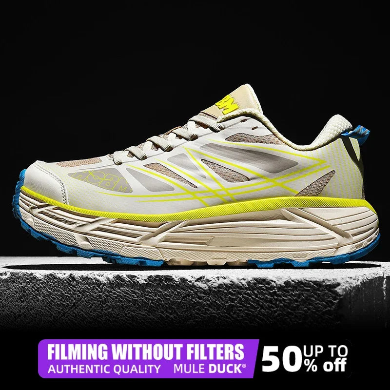 2025 Marathon Air Cushion Men Sports Running Shoes Breathable Lightweight Women Comfortable Athletic Training Climbing Sneakers