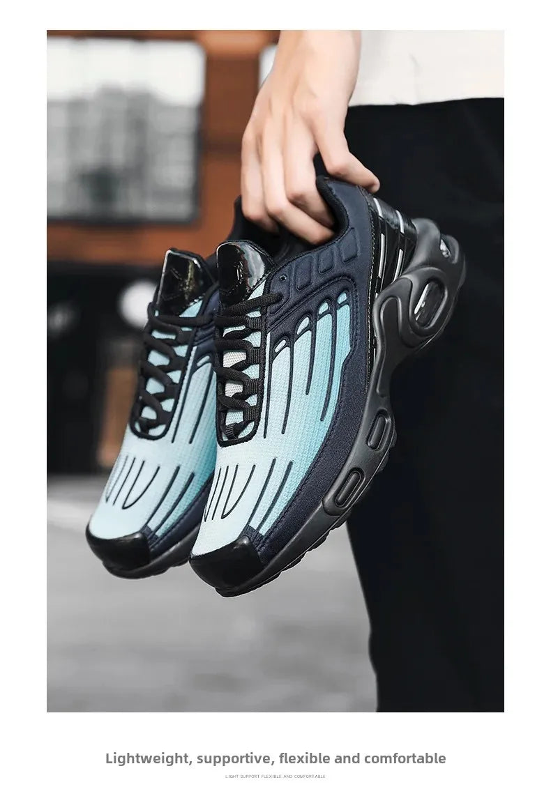 2024 New Spring Large Size Couple Air Cushion Sports Shoes Student Running Shoes Men Casual Trendy Sport Shoes Breathable