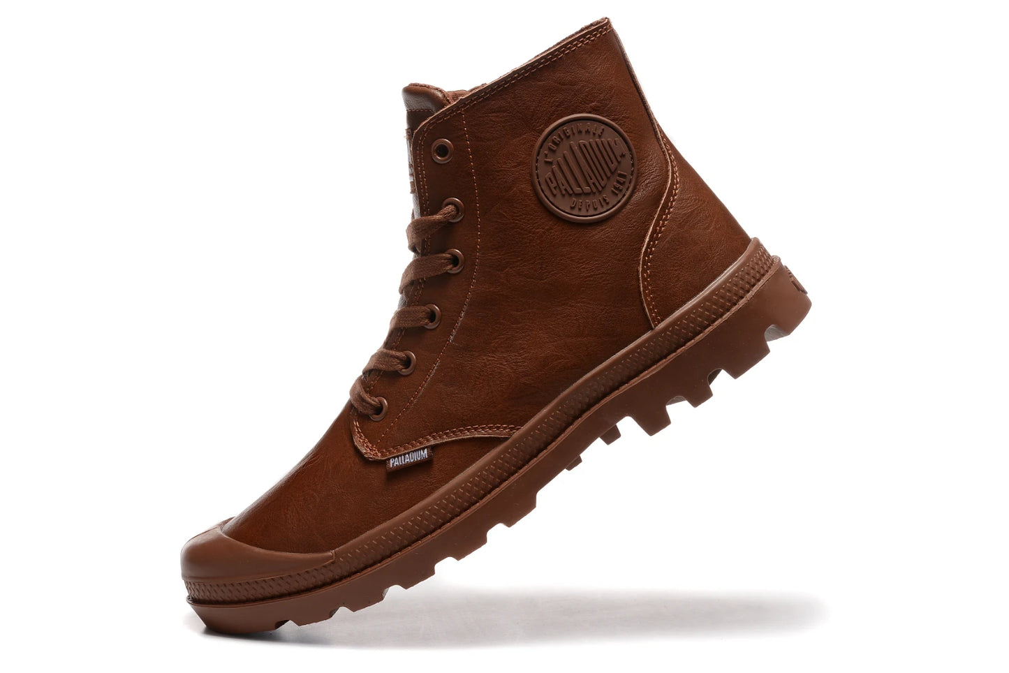 PALLADIUM Pampa 2025 Men Women Oil Wax Skin Lamb Wool Leather Ankle Boots Outdoor Dual Purpose Walking Shoes Desert Shoes