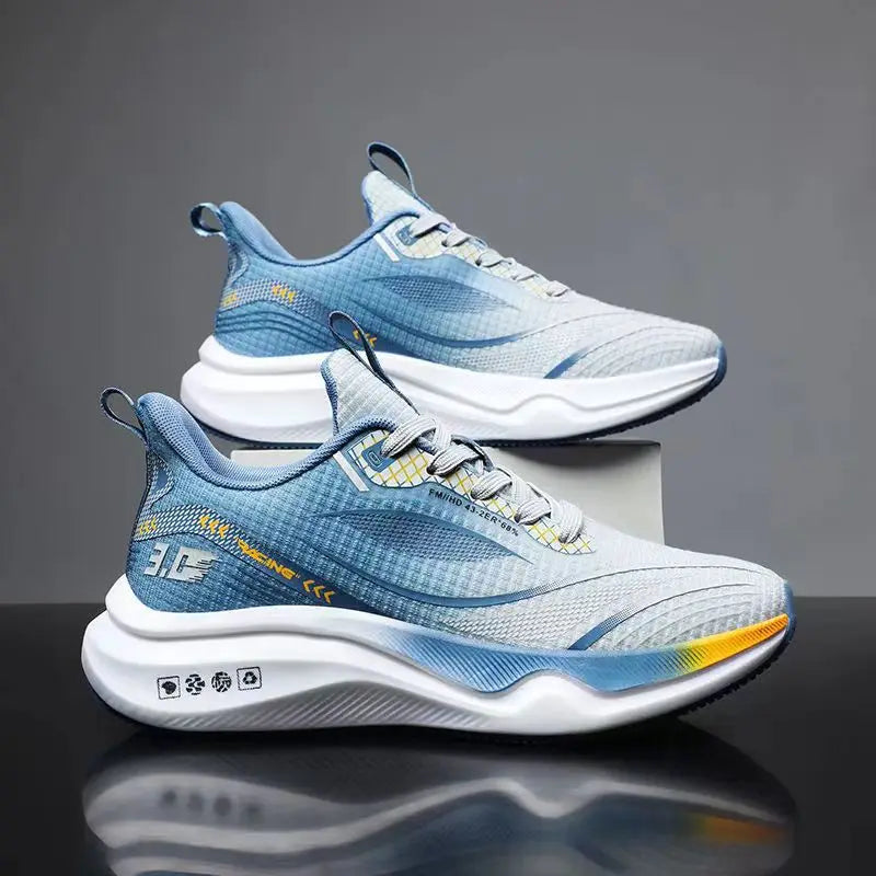 Men's Sneakers Casual Breathable Sports Shoes Men Anti Slip Wear-resistant Running Shoes Outdoor Walking Training Tennis Shoes
