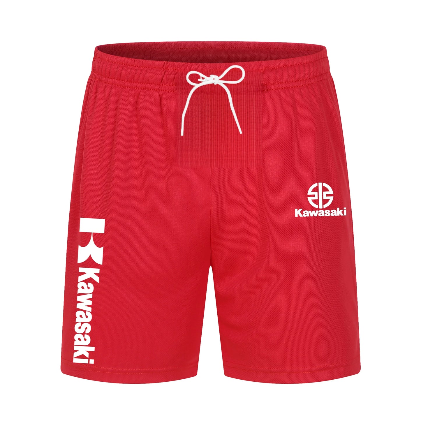 Kawasaki Summer Popular 3D Printed Quick Drying Men Breathable Motorcycle Shorts Off-road Motorcycle Sport Running Men Shorts