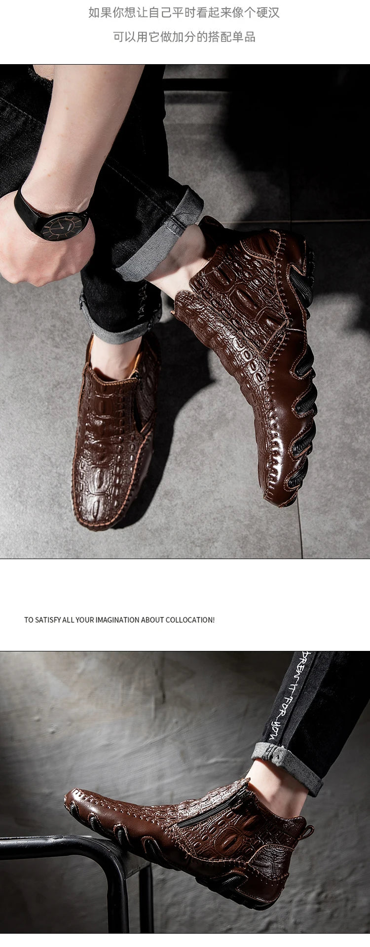 Genuine Leather Shoes For Man Spring Summner Big Size Shoes High Quality Designer Formal Shoes Casual Shoes Fashion Business