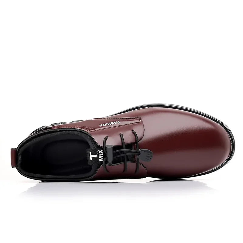Shoes Men Dress Slip on Mens Casual Oxford Shoe Moccasin Male Footwear Pointed Toe Shoes for Men Flat Zapatillas Hombre 2025