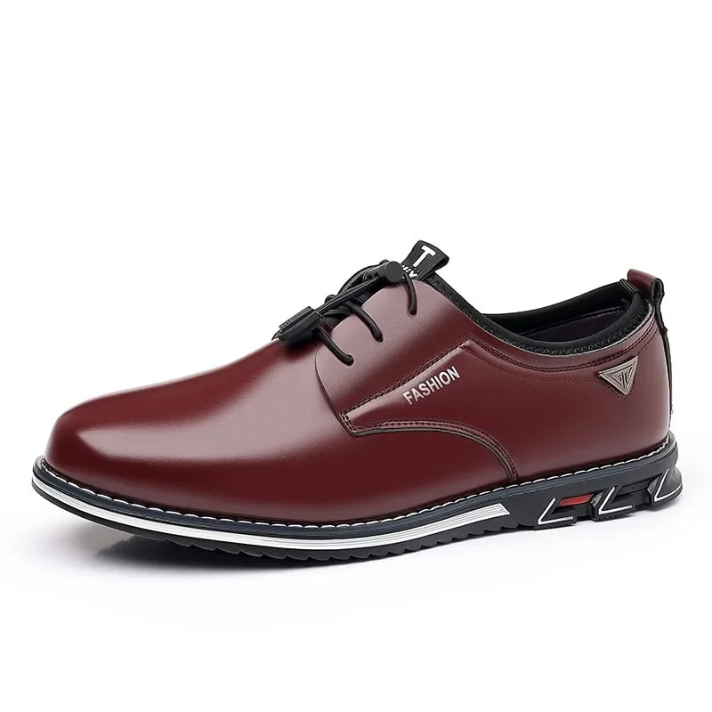 Shoes Men Dress Slip on Mens Casual Oxford Shoe Moccasin Male Footwear Pointed Toe Shoes for Men Flat Zapatillas Hombre 2025