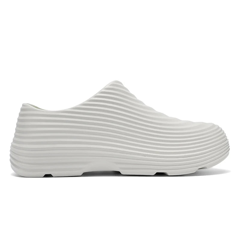 Waterproof Rubber Sandals Soft Comfort Kitchen Chef Shoes for Men Summer Beach Shoes Yacht Outdoor Casual Camping River Creek