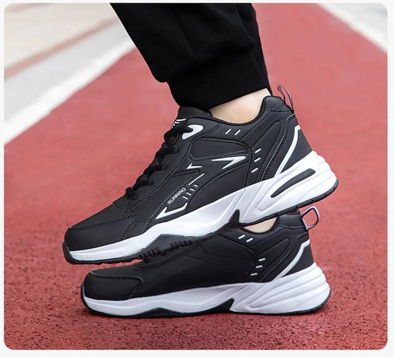 Autumn New Men Microfber Running Shoes Luxury Brand Men Shoes School Student Air-cushion Sneakers Fashion Man Casual Shoes 35-48
