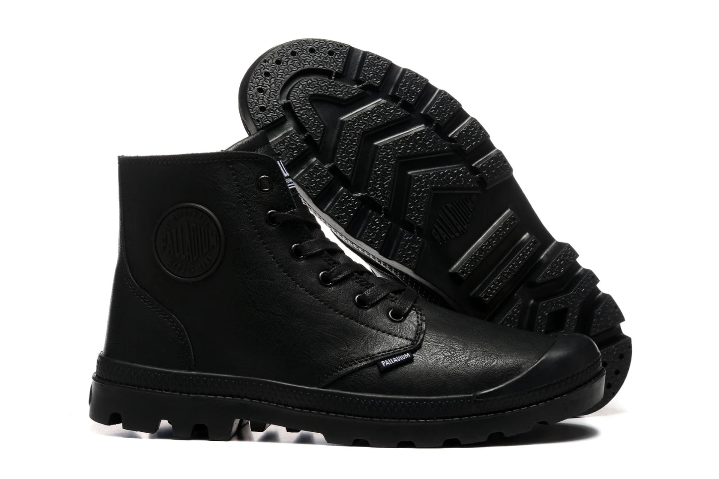 PALLADIUM Pampa 2025 Men Women Oil Wax Skin Lamb Wool Leather Ankle Boots Outdoor Dual Purpose Walking Shoes Desert Shoes