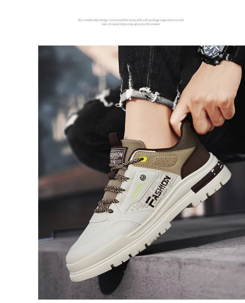 New Sneakers Men Casual Autumn Vulcanized Shoes Male Walking Sport Shoes Outdoor Sneakers Male Sneakers 2025 Zapatos De Hombre