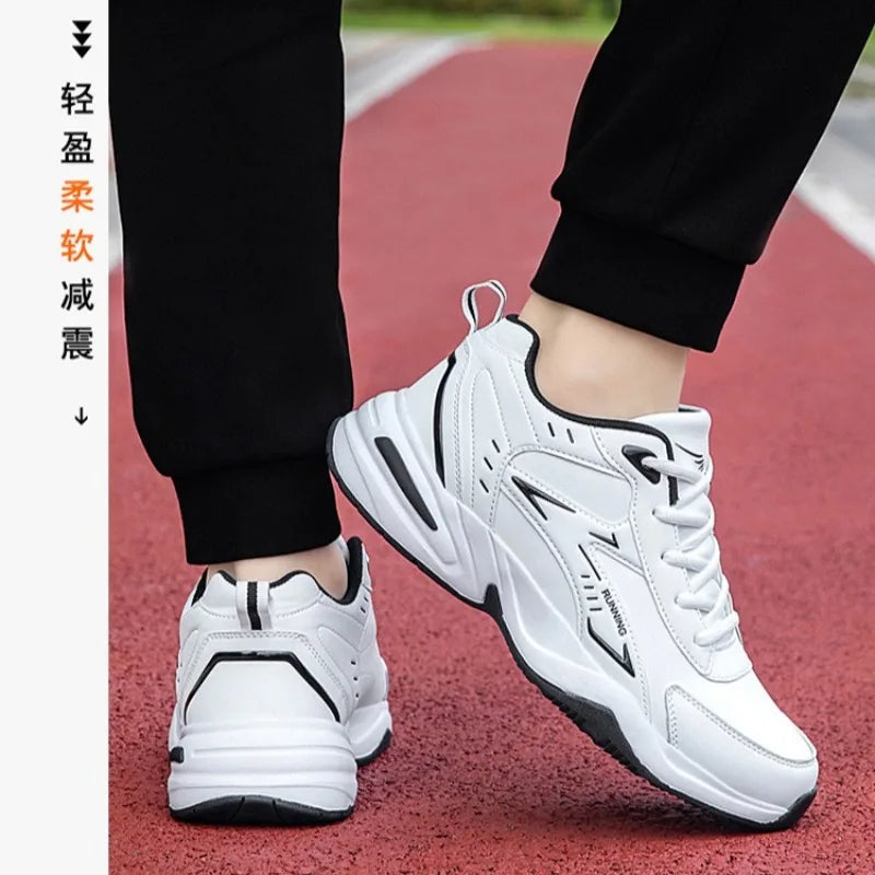 Autumn New Men Microfber Running Shoes Luxury Brand Men Shoes School Student Air-cushion Sneakers Fashion Man Casual Shoes 35-48