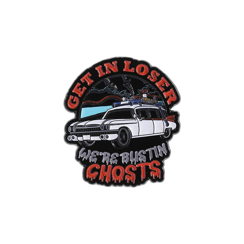Horror Movie TV Set Enamel Pins Custom Punk Halloween Film Television Badge Lapel Sick Sad World Brooch Backpack Jewelry