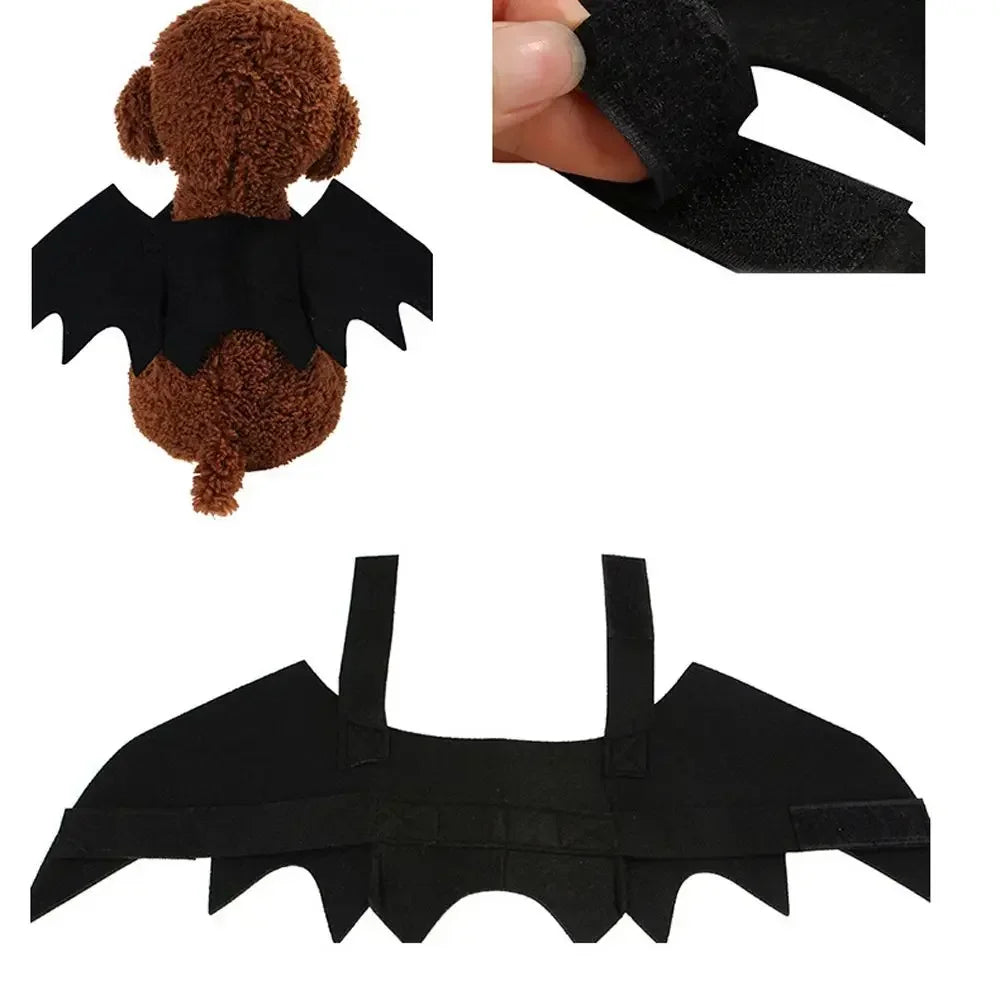 Fashion Cat Clothes Bat Wings Funny Dog Costume Artificial Wing Pet Cosplay Prop Halloween Christmas Cat Costume Pet Products