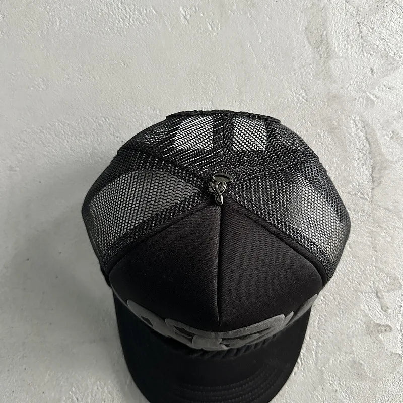 Unisex Sy Letter Printed Baseball Net Caps Spring and Summer Outdoor Adjustable Casual Hats Sunscreen Hat