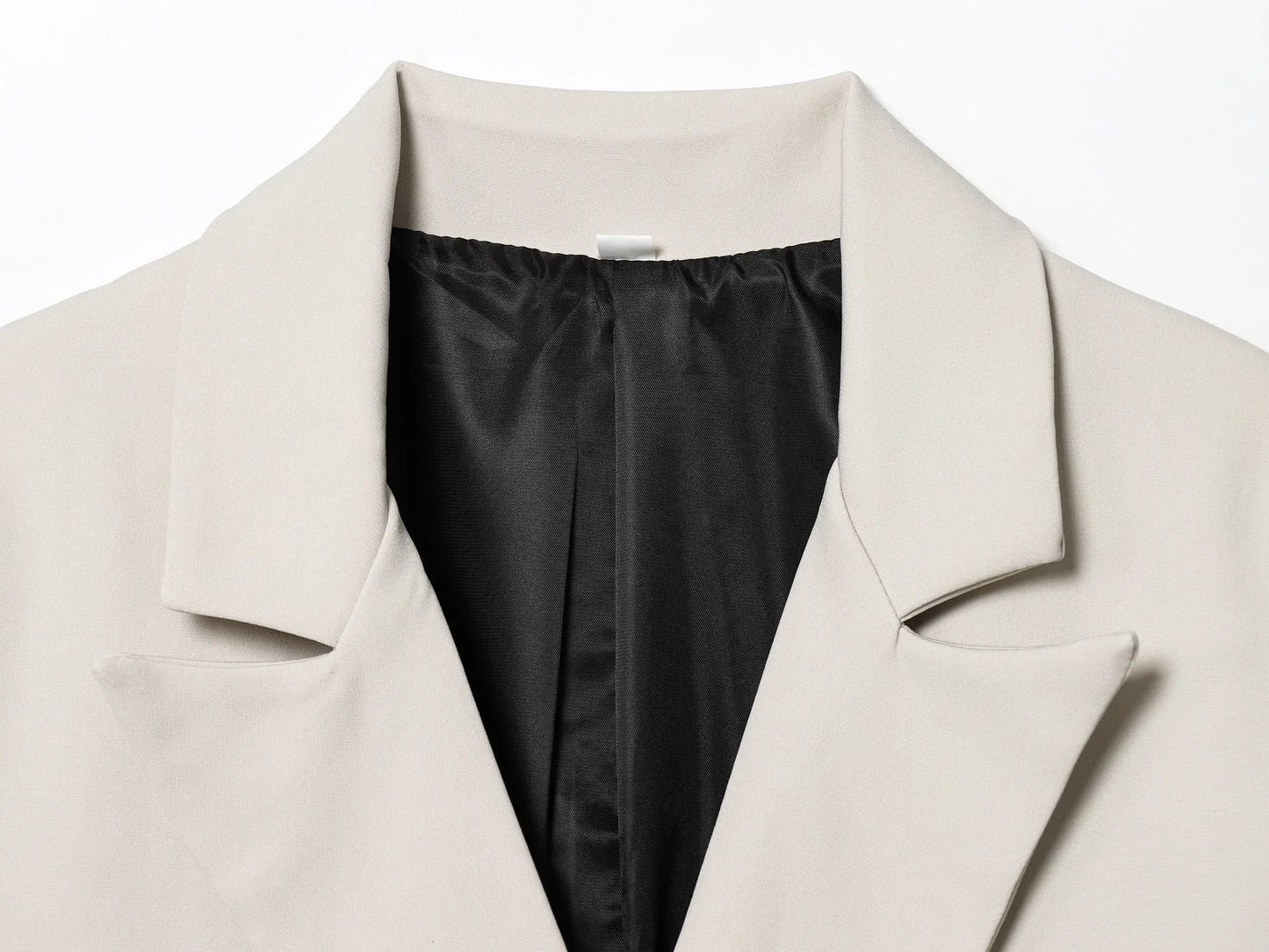 KONDALA Chic Brown Oversized Blazer Women V Neck Double Buttons Loose Blazer Jacket Fashion 2025 Fall Office Lady Casual Outwear