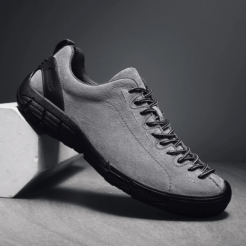 Khaki New Outdoor Walking Hiking Shoes High-quality Outdoor Casual Sports Shoes Climbing Large Size 47 Lightweight Rubber Man