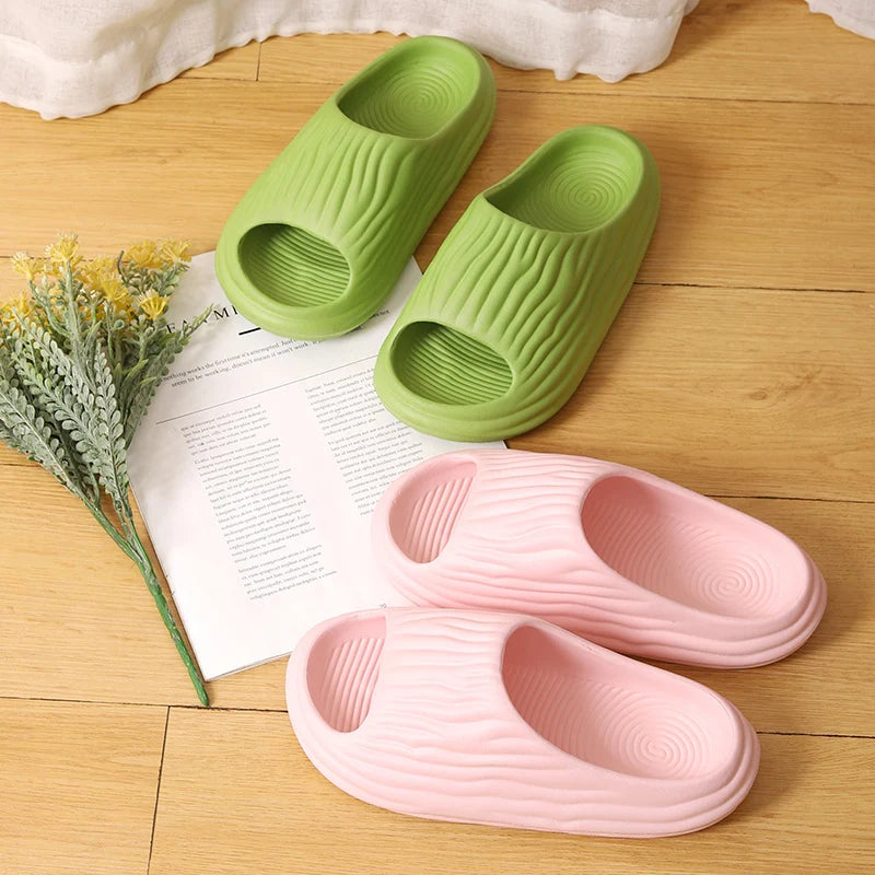 Women's Super Soft Eva Thick Platform Slides Minimalist And Comfortable Indoor Bathroom Non-Slip Slippers Women's Slippers
