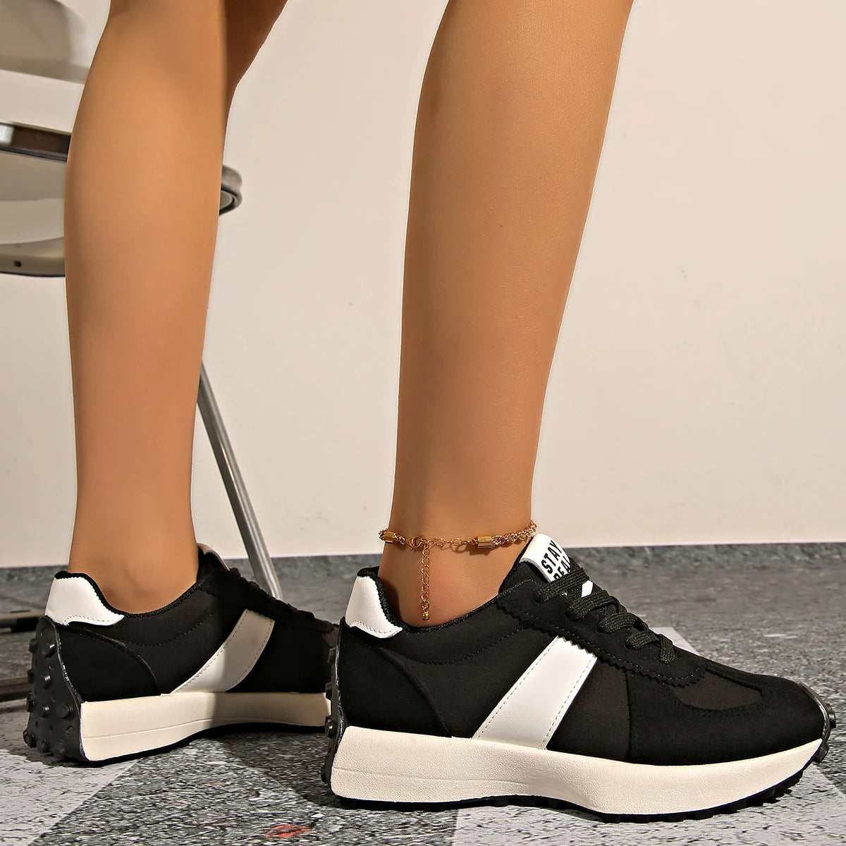Women Sneakers 2025 New Spring Autumn Brand Luxury Vulcanize Shoes Casual Footwear Zapatillas Mujer Light Flat Breathable Shoes