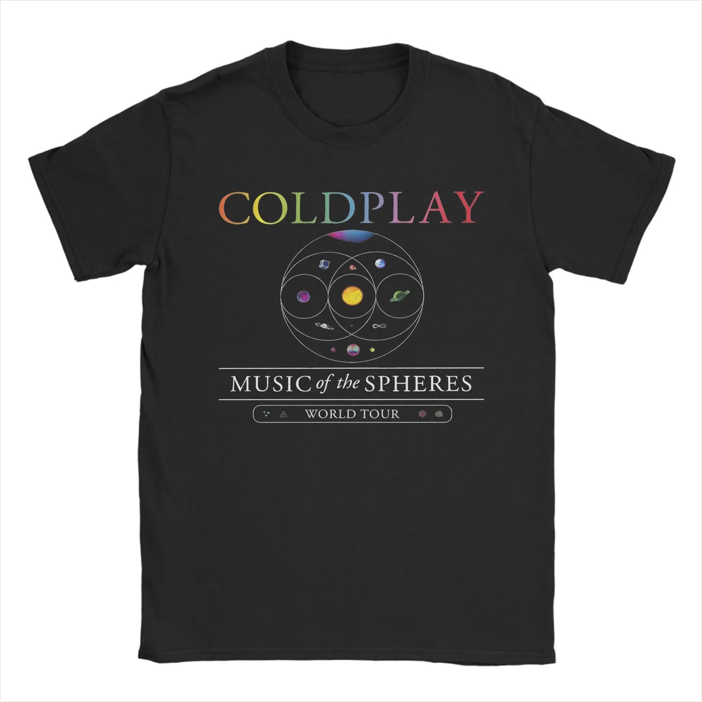 Cold-playED Graphic Printing T Shirt Men Women 2025 Tour 100% Tee Shirt Clothes