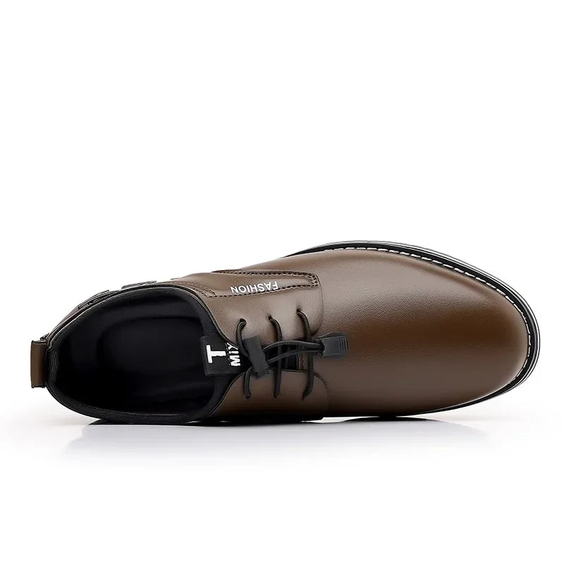Shoes Men Dress Slip on Mens Casual Oxford Shoe Moccasin Male Footwear Pointed Toe Shoes for Men Flat Zapatillas Hombre 2025