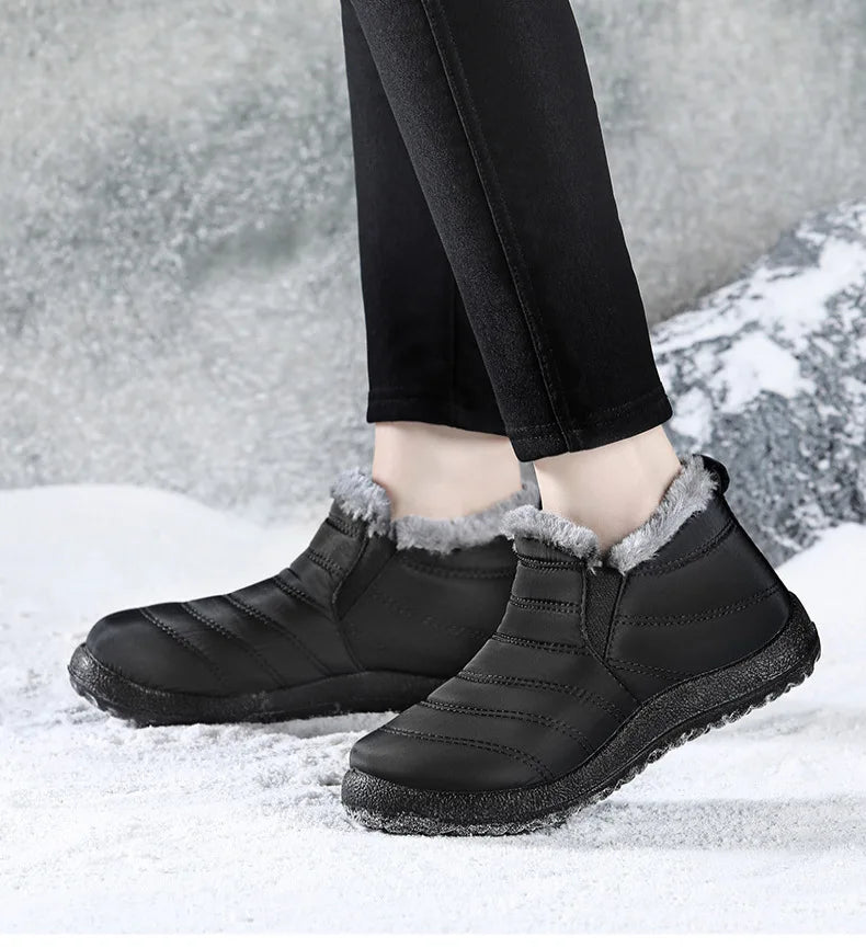 Men's Sneakers Warm Winter Sneakers With Fur Shoes Man Casual Sneaker Slip On Winter Shoes For Men Loafers 2025 Casual Shoes