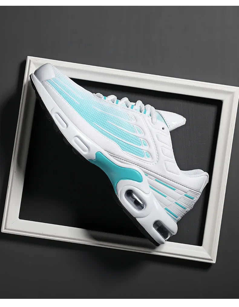 2024 New Spring Large Size Couple Air Cushion Sports Shoes Student Running Shoes Men Casual Trendy Sport Shoes Breathable